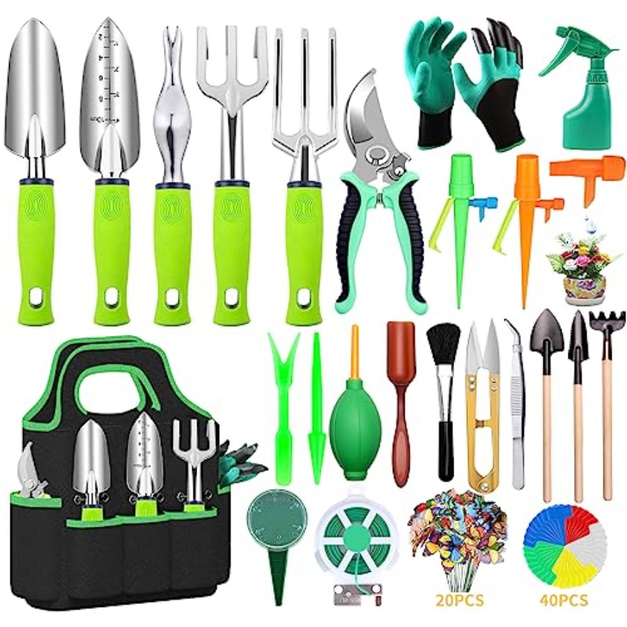 Succulent Set - ชุดเครื่องมือทำสวน 84 ชิ้น, ชุดเครื่องมือสำหรับพืชอวบน้ำ 10 ชิ้น