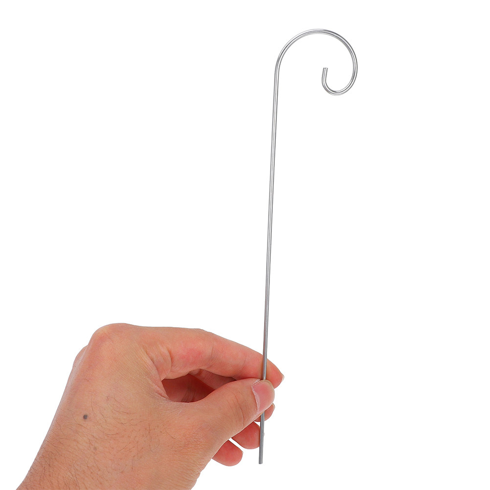 Plant Support Stake - ตะขอโลหะอเนกประสงค์ 10 ชิ้น สำหรับยึดป้ายชื่อต้นไม้ ป้ายสวน ป้ายดอกไม้