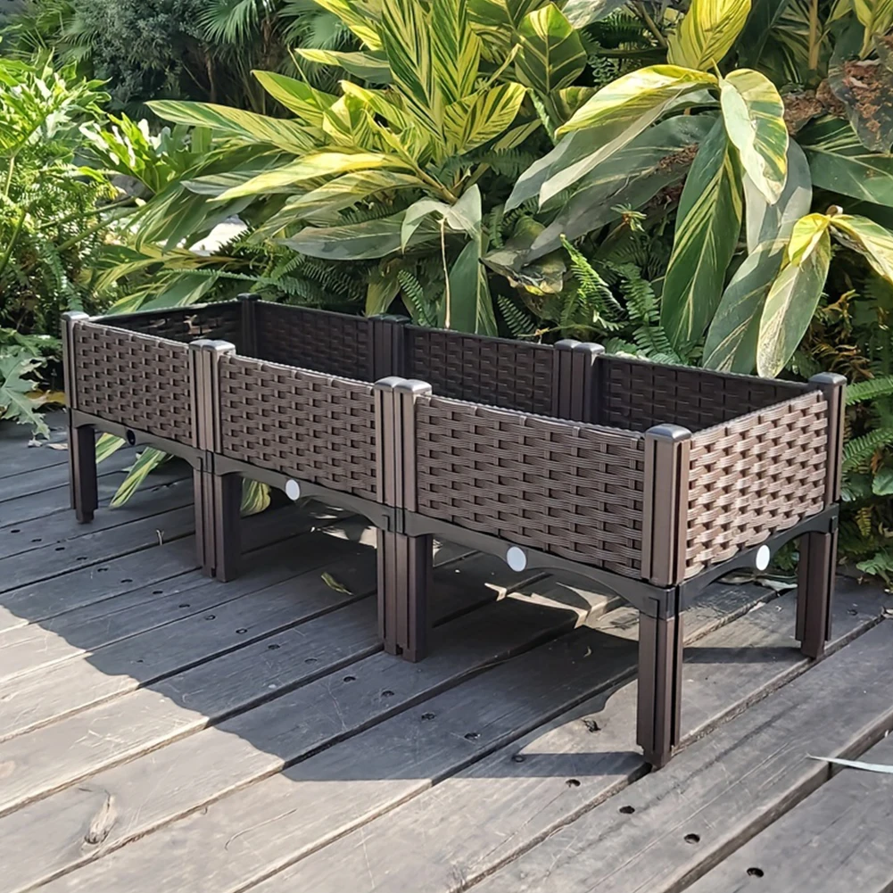 Pothos - ขนาดใหญ่ความจุเตียงสวนผักกล่องบ้านระเบียงปลูกหม้ออุปกรณ์หนา Grow Garden Pots, Planters 1