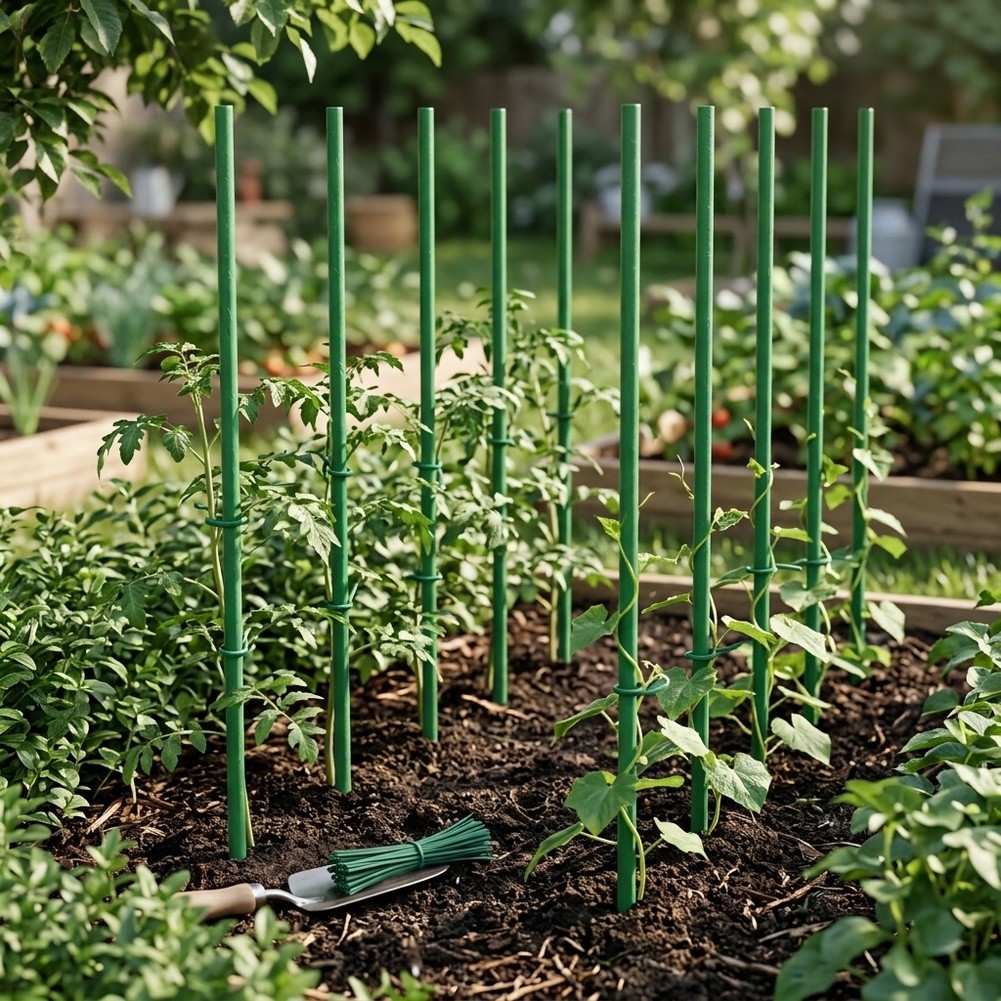 เสาค้ำยันต้นไม้ปรับระดับได้ขนา - Plant Support Stake บทวิจารณ์และราคา