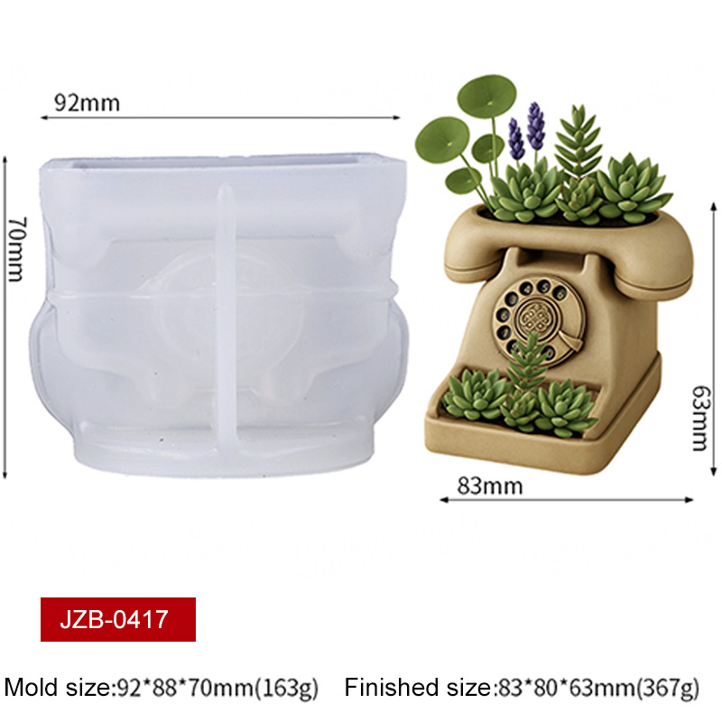 แม่พิมพ์ซิลิโคนรูปโทรศัพท์โบรา - Succulent Set บทวิจารณ์และราคา
