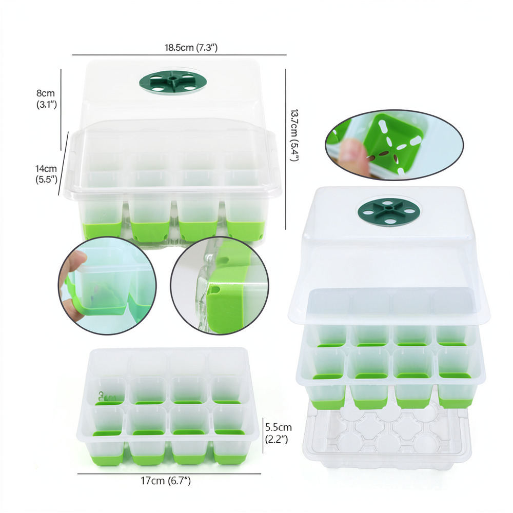 ถาดปลูกต้นกล้าซิลิโคนนุ่ม กล่อ - Plant Pot บทวิจารณ์และราคา