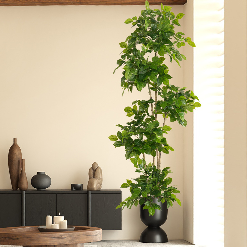 2-78in ขนาดใหญ่พืชปลอมประดิษฐ์ - Fiddle Leaf Fig บทวิจารณ์และราคา