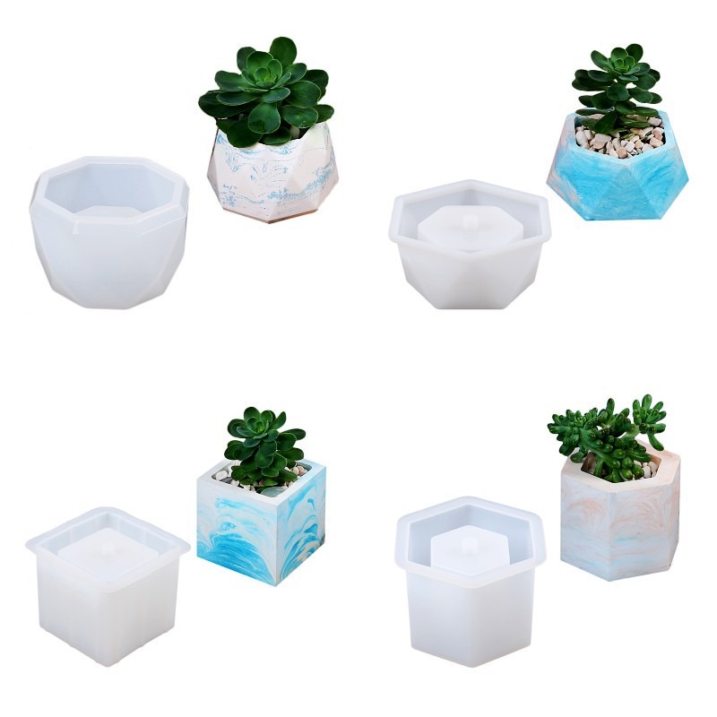 แม่พิมพ์ซิลิโคนสำหรับกระถางต้น - Succulent Set บทวิจารณ์และราคา