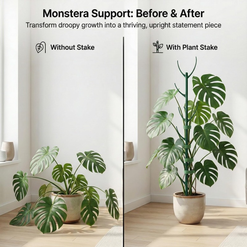 ไม้ค้ำยันต้นมอนสเตอร่า 5 ชิ้นแ - Plant Support Stake บทวิจารณ์และราคา