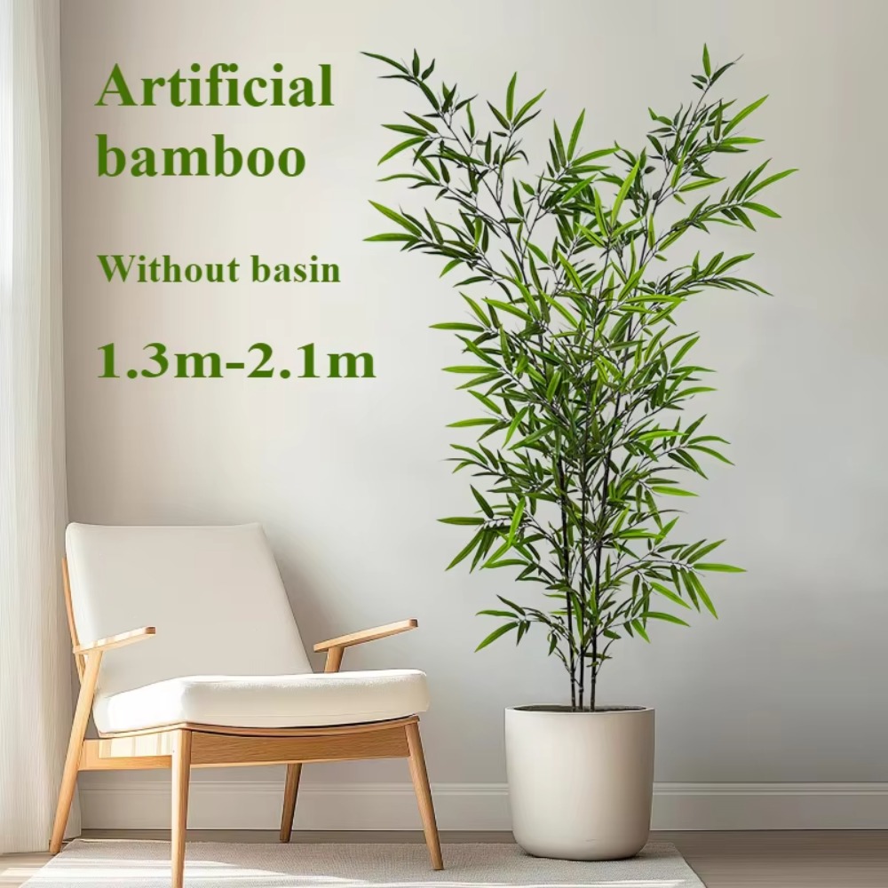 ไม้ไผ่สีเขียวประดิษฐ์ PU + PVC - Snake Plant บทวิจารณ์และราคา