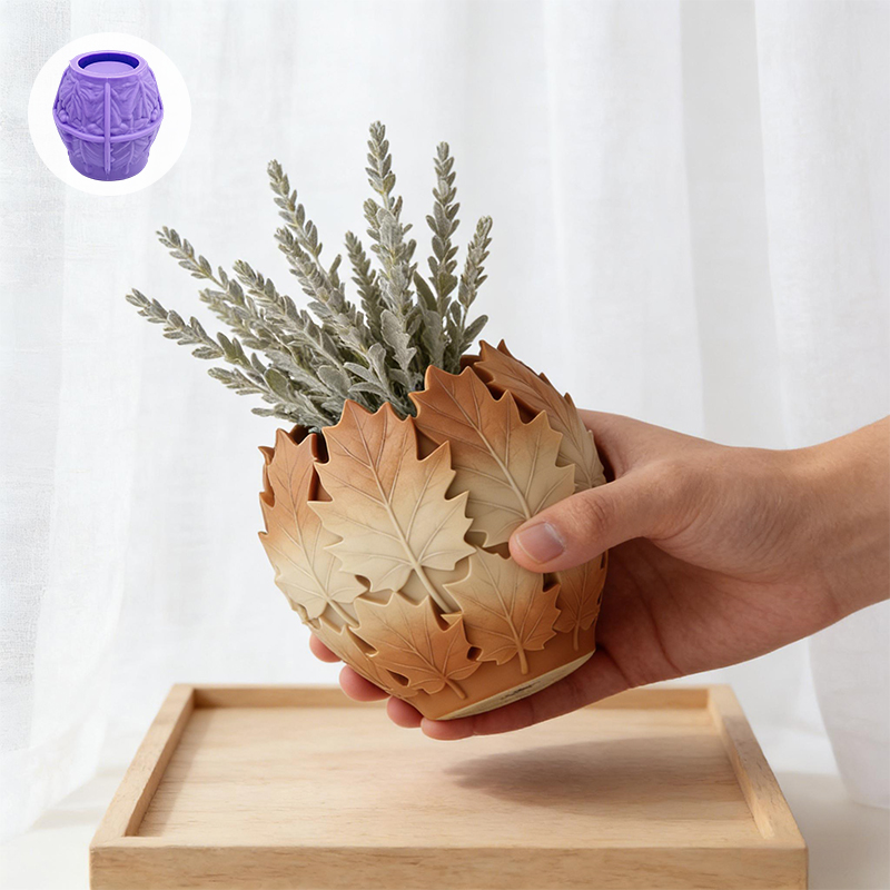 แม่พิมพ์ซิลิโคนรูปใบไม้ที่มีพื - Terracotta Pot บทวิจารณ์และราคา