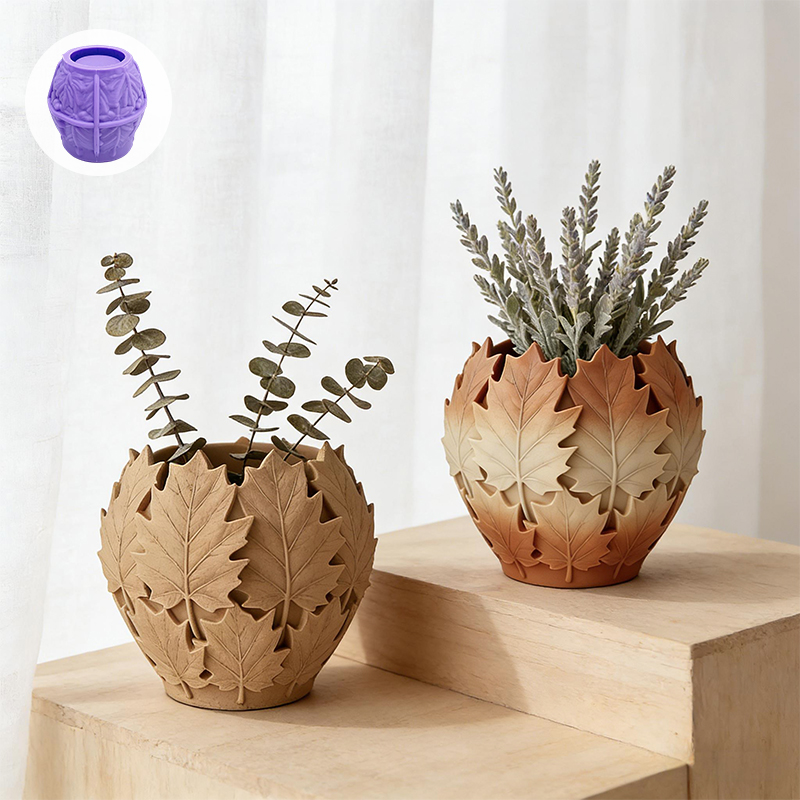 แม่พิมพ์ซิลิโคนรูปใบไม้ที่มีพื - Terracotta Pot บทวิจารณ์และราคา