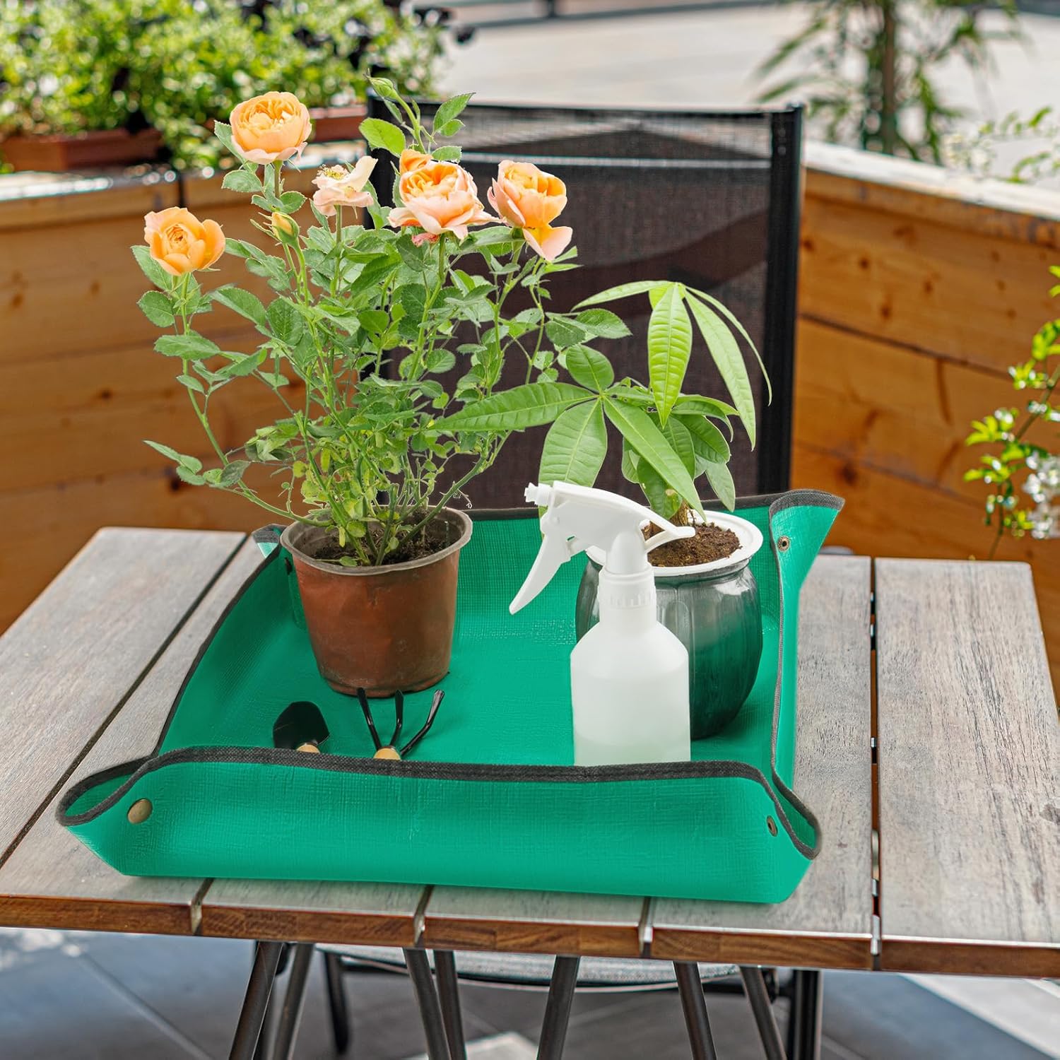 แผ่นรองปลูกต้นไม้แบบสี่เหลี่ยม - Repotting Mat บทวิจารณ์และราคา